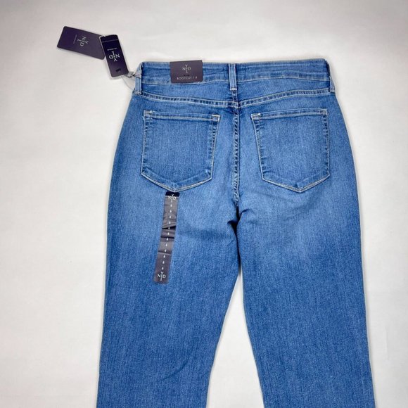 NYDJ Bootcut Denim Jeans Women‎ 6 NWT $114 Stretch Cotton Pockets Slimming Blue - Picture 5 of 12